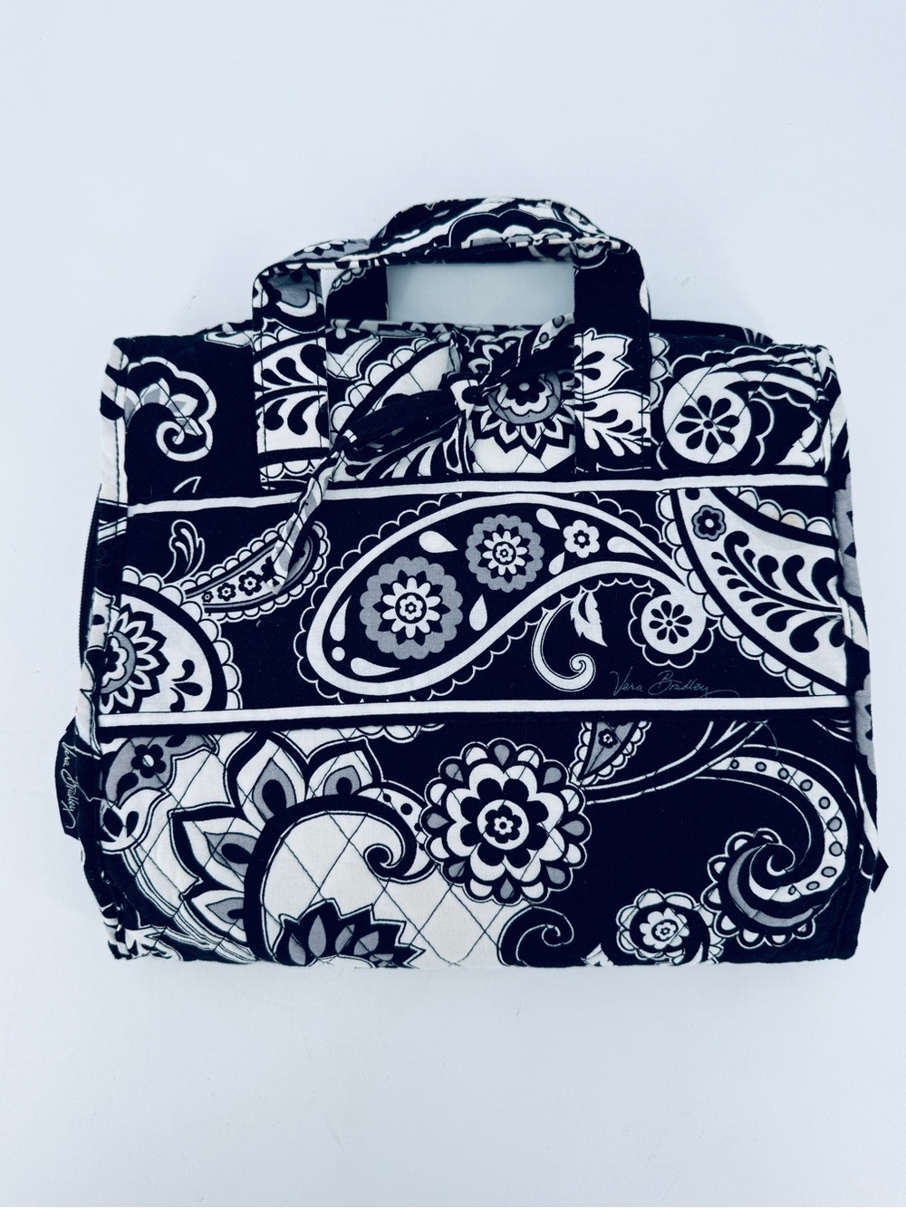 Vera Bradley Hanging Toiletry Organizer Travel Bag Midnight Paisley - Retired